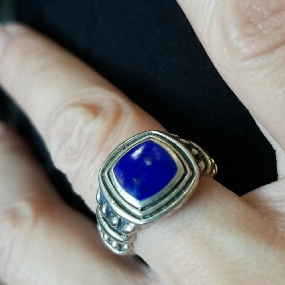 CLEARANCE 60s 925 Sterling Ring hallmarked firm$
